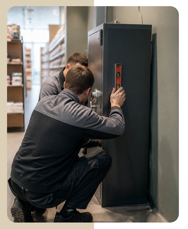 Профессиональная установка сейфа в магазине в Канаше